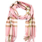 Sakkas Booker Cashmere Feel Solid Colored Unisex Winter Scarf With Fringe