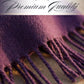 Sakkas Booker Cashmere Feel Solid Colored Unisex Winter Scarf With Fringe