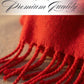 Sakkas Booker Cashmere Feel Solid Colored Unisex Winter Scarf With Fringe