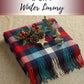 Sakkas Booker Cashmere Feel Solid Colored Unisex Winter Scarf With Fringe