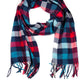 Sakkas Booker Cashmere Feel Solid Colored Unisex Winter Scarf With Fringe