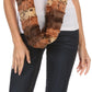 Sakkas Manula Long Wide Infinity Wrap Around Fuzzy Fur Fall Winter Classic Scarf