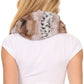 Sakkas Manula Long Wide Infinity Wrap Around Fuzzy Fur Fall Winter Classic Scarf