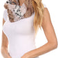 Sakkas Manula Long Wide Infinity Wrap Around Fuzzy Fur Fall Winter Classic Scarf