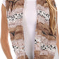 Sakkas Manula Long Wide Infinity Wrap Around Fuzzy Fur Fall Winter Classic Scarf