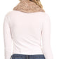 Sakkas Mellah Long Wide Soft Fuzzy Furry Fur Infinity Fall Winter Wrap Scarf