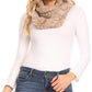 Sakkas Mellah Long Wide Soft Fuzzy Furry Fur Infinity Fall Winter Wrap Scarf