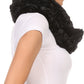 Sakkas Mellah Long Wide Soft Fuzzy Furry Fur Infinity Fall Winter Wrap Scarf