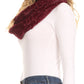 Sakkas Mellah Long Wide Soft Fuzzy Furry Fur Infinity Fall Winter Wrap Scarf