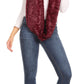 Sakkas Mellah Long Wide Soft Fuzzy Furry Fur Infinity Fall Winter Wrap Scarf
