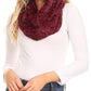 Sakkas Mellah Long Wide Soft Fuzzy Furry Fur Infinity Fall Winter Wrap Scarf
