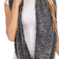 Sakkas Mellah Long Wide Soft Fuzzy Furry Fur Infinity Fall Winter Wrap Scarf