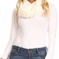 Sakkas Mellah Long Wide Soft Fuzzy Furry Fur Infinity Fall Winter Wrap Scarf