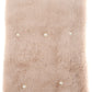 Sakkas Sabby Long Thin Faux Fur Pearl Embellishment Warm Soft Infinity Scarf