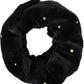 Sakkas Sabby Long Thin Faux Fur Pearl Embellishment Warm Soft Infinity Scarf