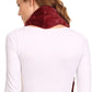 Sakkas Sabby Long Thin Faux Fur Pearl Embellishment Warm Soft Infinity Scarf