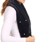 Sakkas Sabby Long Thin Faux Fur Pearl Embellishment Warm Soft Infinity Scarf