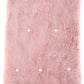 Sakkas Sabby Long Thin Faux Fur Pearl Embellishment Warm Soft Infinity Scarf