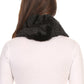 Sakkas Dalien Short Length Two Sided Faux Fur Ribbed Cable Knit Infinity Scarf