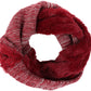 Sakkas Sele Short Two Textured Faux Fur Ribbed Knit Mixed Designed Infinity Scarf