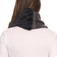 Sakkas Sele Short Two Textured Faux Fur Ribbed Knit Mixed Designed Infinity Scarf
