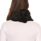 Sakkas Maye short Two Sided Faux Fur Multi Colored Bolcked Wrap Infinity Scarf