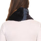 Sakkas Maye short Two Sided Faux Fur Multi Colored Bolcked Wrap Infinity Scarf