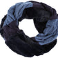 Sakkas Maye short Two Sided Faux Fur Multi Colored Bolcked Wrap Infinity Scarf