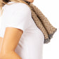 Sakkas Julie Short Wrap Around Two Sided Faux Fur And Ribbed Knit Infinity Scarf