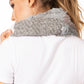 Sakkas Julie Short Wrap Around Two Sided Faux Fur And Ribbed Knit Infinity Scarf