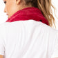 Sakkas Julie Short Wrap Around Two Sided Faux Fur And Ribbed Knit Infinity Scarf