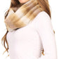 Sakkas Rhie Long Lightweight Faux Fur Ombre Colored Warm Soft Infinity Scarf