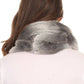 Sakkas Rhie Long Lightweight Faux Fur Ombre Colored Warm Soft Infinity Scarf