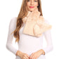 Sakkas Malen Long Rectangle Faux Fur Warm Soft Furry Wrap Around Loophole Scarf