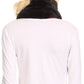 Sakkas Malen Long Rectangle Faux Fur Warm Soft Furry Wrap Around Loophole Scarf