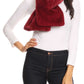Sakkas Malen Long Rectangle Faux Fur Warm Soft Furry Wrap Around Loophole Scarf
