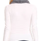 Sakkas Malen Long Rectangle Faux Fur Warm Soft Furry Wrap Around Loophole Scarf