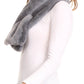 Sakkas Malen Long Rectangle Faux Fur Warm Soft Furry Wrap Around Loophole Scarf