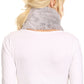 Sakkas Malen Long Rectangle Faux Fur Warm Soft Furry Wrap Around Loophole Scarf