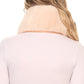 Sakkas Kiy Loophole Faux Fur Long Soft Warm Comfortable Textured Bow Scarf