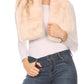 Sakkas Kiy Loophole Faux Fur Long Soft Warm Comfortable Textured Bow Scarf