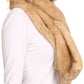 Sakkas Kiy Loophole Faux Fur Long Soft Warm Comfortable Textured Bow Scarf