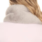 Sakkas Kiy Loophole Faux Fur Long Soft Warm Comfortable Textured Bow Scarf