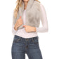 Sakkas Kiy Loophole Faux Fur Long Soft Warm Comfortable Textured Bow Scarf