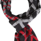Sakkas Louek Long Wide Multi Colored Patterend UniSex Cashmere Feel Scarf