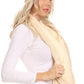 Sakkas Olliey Long Wide Classic Cable Knit Fur Lined Infinity Scarf And Hat Set