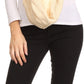 Sakkas Olliey Long Wide Classic Cable Knit Fur Lined Infinity Scarf And Hat Set