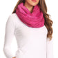 Sakkas Olliey Long Wide Classic Cable Knit Fur Lined Infinity Scarf And Hat Set