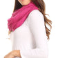Sakkas Olliey Long Wide Classic Cable Knit Fur Lined Infinity Scarf And Hat Set