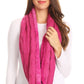 Sakkas Olliey Long Wide Classic Cable Knit Fur Lined Infinity Scarf And Hat Set